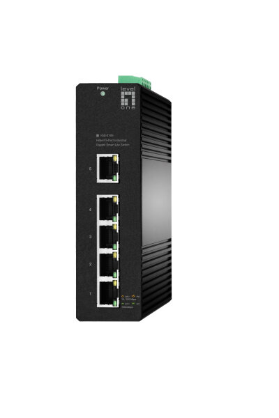 LevelOne Industr.Switch  5xGE/IP30+DIN    Hilbert SL managed