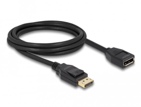 DELOCK DisplayPort 1.2 Verlängerungskabel 4K 60 Hz 2 m