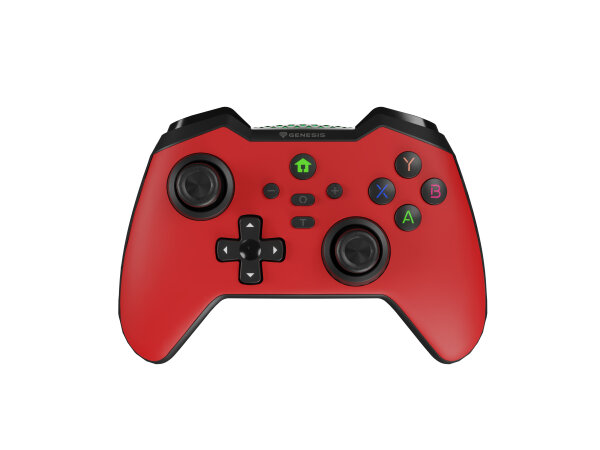 Genesis Gamepad MANGAN 400 kabellos rot/schwarz (PC/Switch)