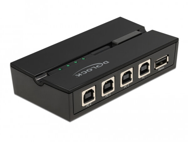 DELOCK USB 2.0 Switch für 4 PC an 1 Gerät