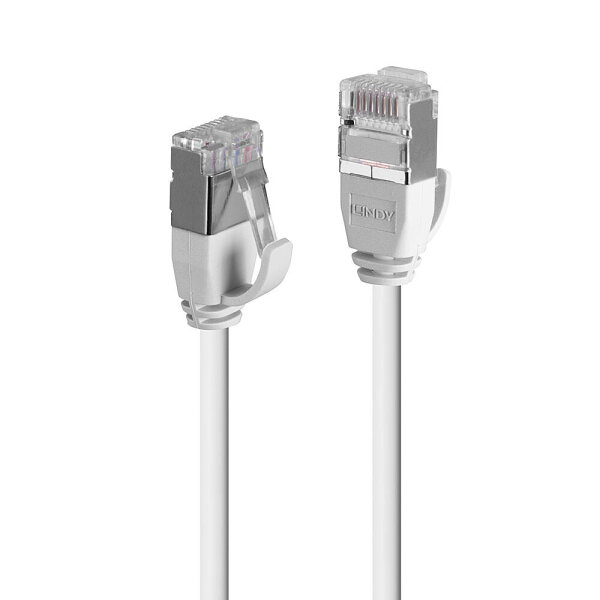 LINDY Patchkabel Cat.6A F/UTP Ultra Slim grau 1,5m