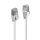 LINDY Patchkabel Cat.6A F/UTP Ultra Slim grau 1,5m