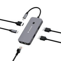 USB-C PRO Multiporthub Verbatim mit 5-Anschlüssen...