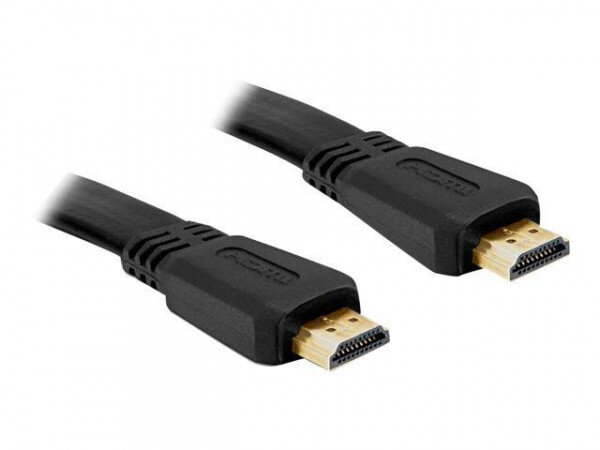 DELOCK HDMI Flachkabel Ethernet A -> A St/St 2.00m 4K