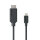 Alogic USB C Adapterkabel Typ C -HDMI  M/M 4k 60 Hz  1m,  sw