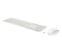HP Tastatur+Maus 655 Set Kabellos USB-A Weiß