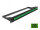 DELOCK 19" LWL Patchpanel 24 Port SC Simplex grün