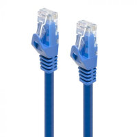 Alogic Patchkabel Cat6  2x RJ45 LSZH 0.3m               blau