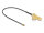DELOCK Antennenkabel SMA 90° PCB Buchse zum Einbau zu I-PEX