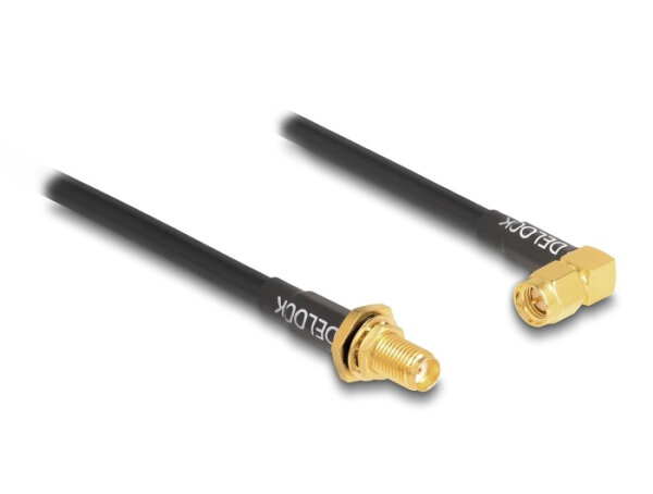 DELOCK Antennenkabel SMA Stecker 90° RG-58 30 cm