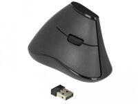 DELOCK Ergonomische vertikal optische 5-Tasten Maus 2,4 GHz