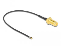 DELOCK Antennenkabel RP-SMA Buchse,MHF 4L LK  1.37 10cm