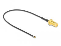 DELOCK Antennenkabel RP-SMA Buchse,MHF 4L LK  1.37 20cm