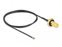 DELOCK Antennenkabel RP-SMA Buchse,MHF 4L LK  1.37 50cm