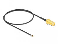 DELOCK Antennenkabel SMA Buchse,MHF 4L LK Stecker 1.37 35cm