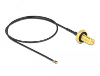 DELOCK Antennenkabel SMA Buchse,MHF 4L LK Stecker 1.37 35cm