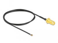DELOCK Antennenkabel SMA Buchse,MHF 4L LK Stecker 1.37 50cm
