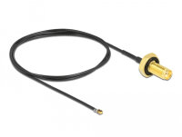 DELOCK Antennenkabel SMA Buchse,MHF 4L LK Stecker 1.37 50cm