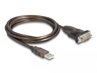 DELOCK Adapter USB2.0 Typ-A zu 1 x Seriell RS-232 D-sub9 pin