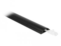 DELOCK Kabelkanal selbstklebend 30 x 8 mm 1m schwarz