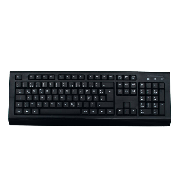 MediaRange Tastatur schnurlos inkl. 5 Tasten Maus wireless