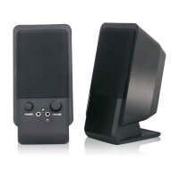 MediaRange Aktivbox Compact Desktop Speaker USB 2.0 black