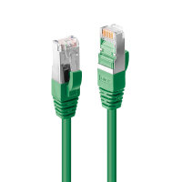 LINDY Patchkabel Cat6A S/FTP LSZH, grün          0,30m