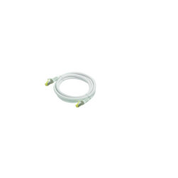 Python Patchkabel m. Cat.7 Rohkabel Nylongefl. weiß 0,5m