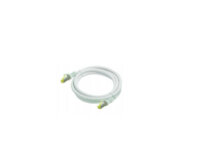 Python Patchkabel m. Cat.7 Rohkabel Nylongefl. weiß 2m