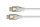 Python DisplayPort 2.0 Kabel Nylongeflecht weiß 0,5m