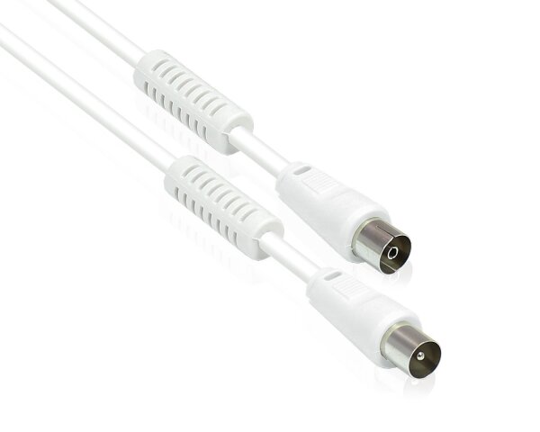 Good Connections TV Antennenkabel weiß 1m