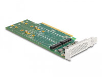 DELOCK PCI Expr 16Karte > 4x int. NVMe M.2 Key M...