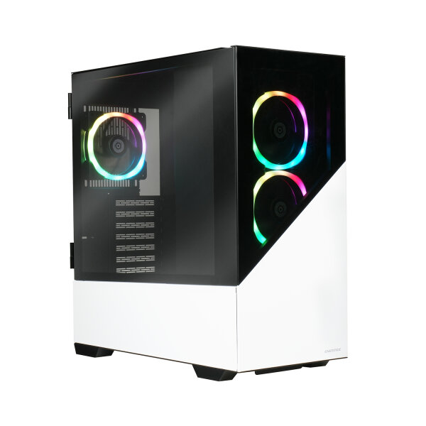 Enermax PC Case K8 RGB Tempered Glass Mid-Tower ATX WHITE