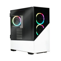 Enermax PC Case K8 RGB Tempered Glass Mid-Tower ATX WHITE