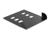 DELOCK 5.25 Metall Einbaurahmen für 2 x Wechselrahmen
