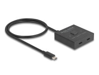 DELOCK USB 10 Gbps USB Type-C Switch 2 auf 1, 8K