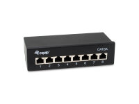 Equip Patchpanel  8xRJ45 Cat6a Desktop        500MHz RAL9005