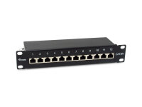 Equip 10" Patchpanel 12xRJ45 Cat6a FTP 1U     500MHz...