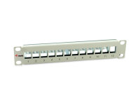 Equip 10" Patchpanel 12xKeystones  FTP 1U...