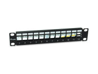 Equip 10" Patchpanel 12xKeystones  FTP 1U...
