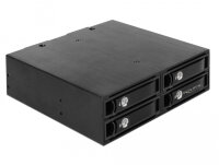 DELOCK 5.25" Wechselrahmen 4 x 2.5" SATA/SAS...