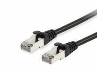 Equip Patchkabel Cat6A      S/FTP 2xRJ45  0.15m schwarz...