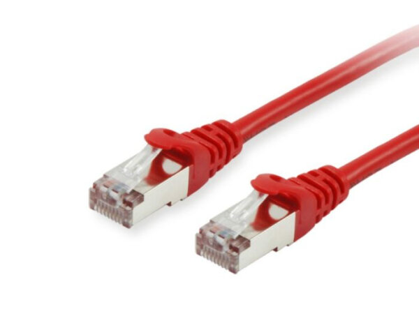 Equip Patchkabel Cat6A      S/FTP 2xRJ45  0.15m     rot LSZH Polybeutel