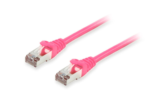 Equip Patchkabel Cat6A      S/FTP 2xRJ45  2.00m    pink LSZH Polybeutel
