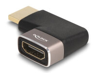 DELOCK HDMI Adapter St zu Bu 90°rechts gewinkelt grau...