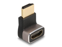 DELOCK HDMI Adapter St zu Bu 90°unten gewinkelt grau...
