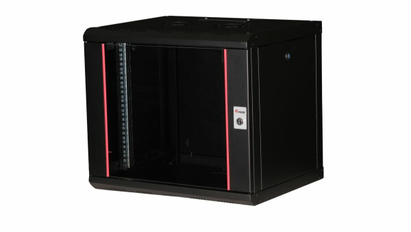 Equip 19" Netzwerkschrank Glastür  PM 600x450mm  9HE schwarz
