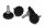 Equip 4xFüße   für Serverschränke               60mm schwarz