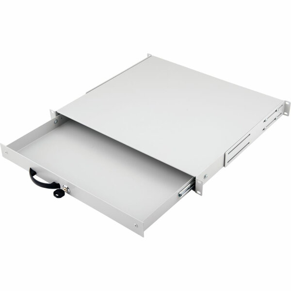 Equip 19" Schublade für Serverschränke abschl.   1U  RAL7035