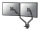Neomounts TIS 17"-32" 2TFT schwarz Max.9KG